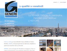 Tablet Screenshot of genere.fr